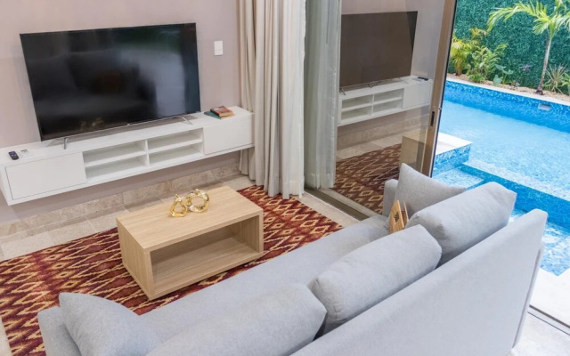 Elegant Stylish 2BR Apartment Aldea Zama Swimming Pool Jacuzzi Terrace