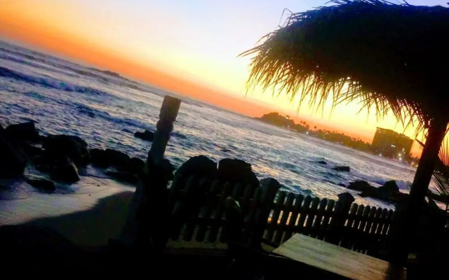 Happy beach resort