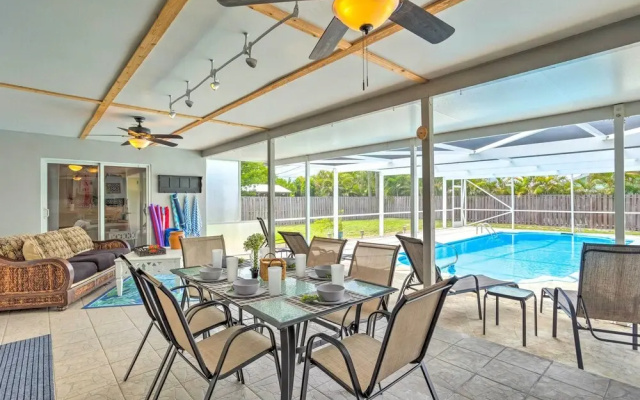 'tropical Landing' Stuart Home w/ Pool + Grill!