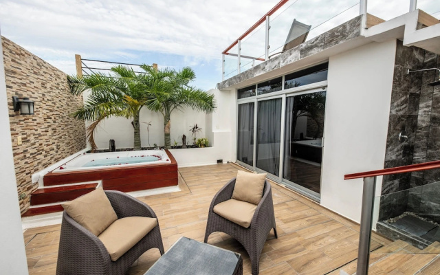 Penthouse Beach Holiday Private Jacuzzi Bbq Family Friendly Maid Service