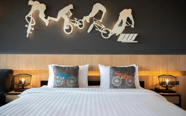 The VELO'S hotel and BMX Pump Track