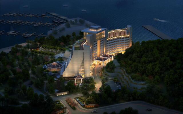 Отель Hilton Shenzhen Shekou Nanhai вид на фасад