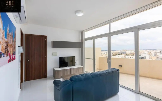 Comfy sofa, Super Penthouse with comfortable BED 360 Estates