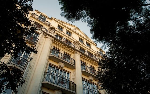 Hotel Metrópole Лиссабон вид на фасад
