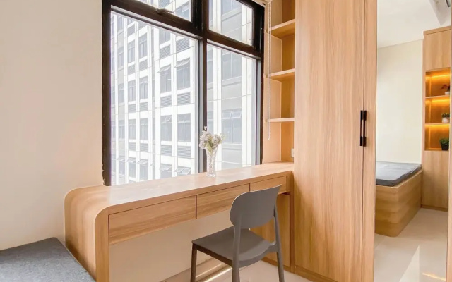 Cozy White Studio At Pollux Chadstone Apartment
