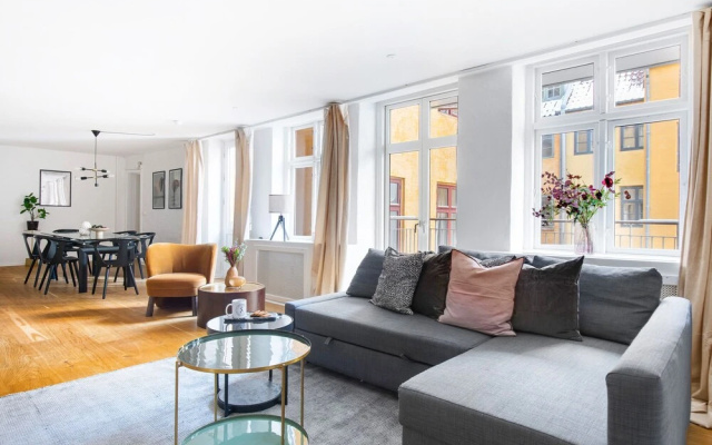 City 1- Pleasant 4-bdr Apt in Central Copenhagen