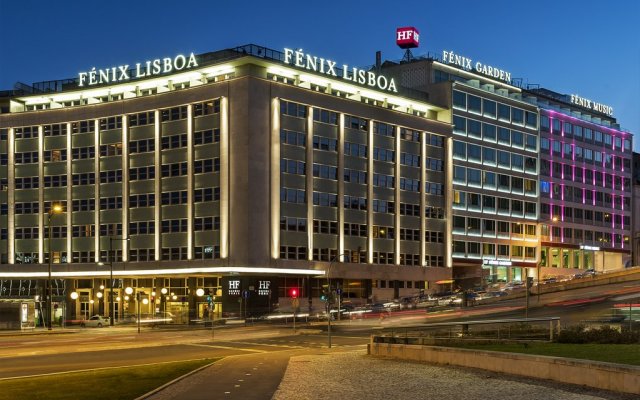 Отель HF Fénix Music Португалия, Лиссабон - 1 отзыв об отеле, цены и фото номеров - забронировать отель HF Fénix Music онлайн вид на фасад