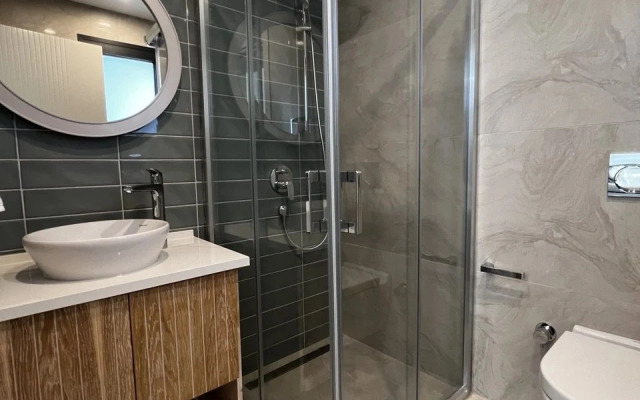Апартаменты 3BR Penhouse Rooftop Pool Sea View Esentepe