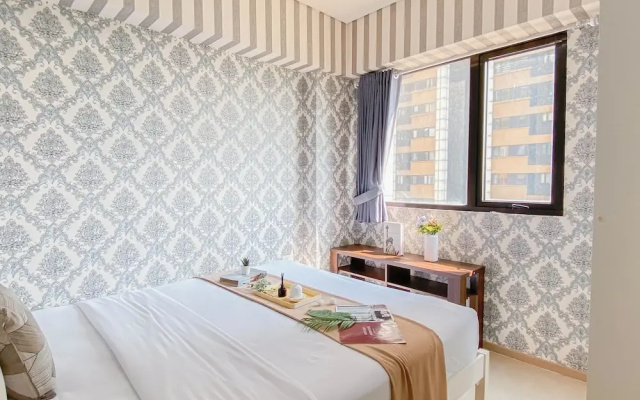 Monochrome 2Br Near Dian Harapan School At Apartment Meikarta