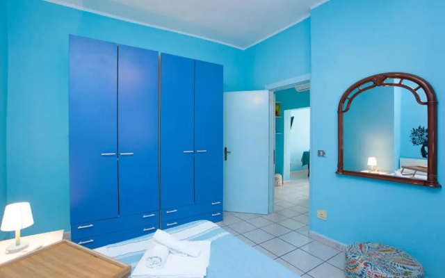 Blue house in santa Lucia