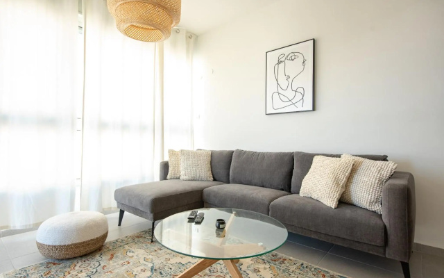 PORT CITY HAIFA - German Colony Luxurious 2 bdrms Apt