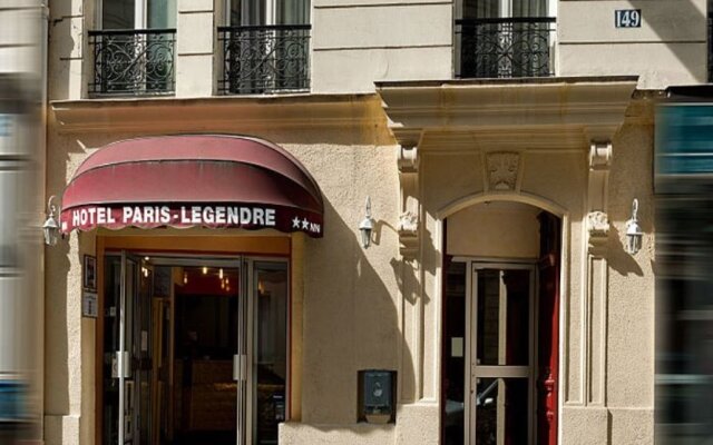 Отель Paris Legendre вид на фасад