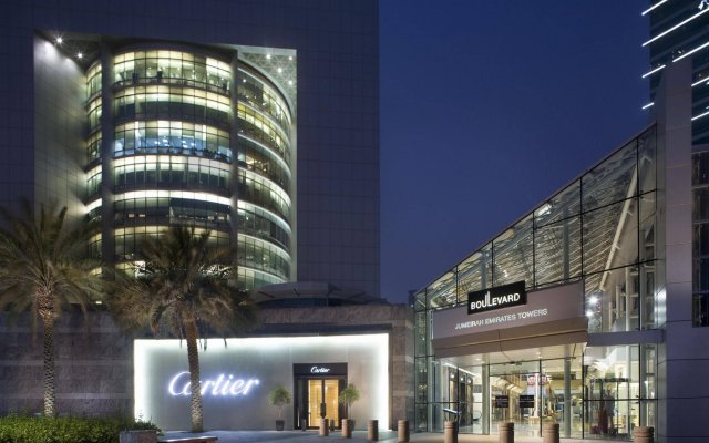 Отель Jumeirah Emirates Towers ОАЭ, Дубай - 8 отзывов об отеле, цены и фото номеров - забронировать отель Jumeirah Emirates Towers онлайн вид на фасад