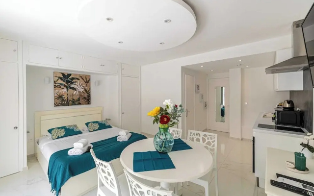 Charming Studio - AC - 2P- Croisette Plage