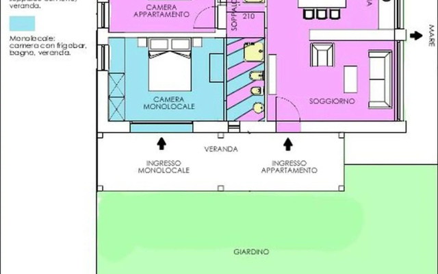 Stazzo La Foci appartamenti vista Mare