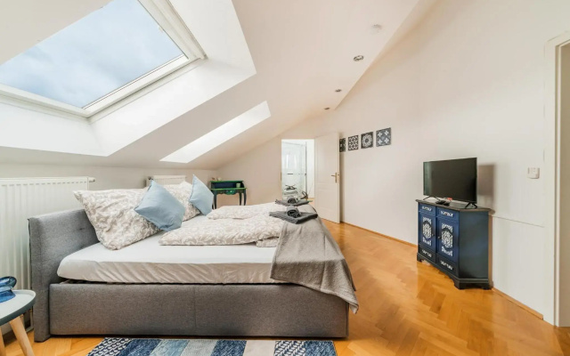 Penthouse apartment - Sauna - Terrasse - Kamin - AC