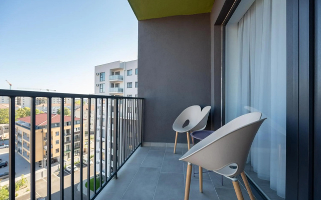 Grey apartments