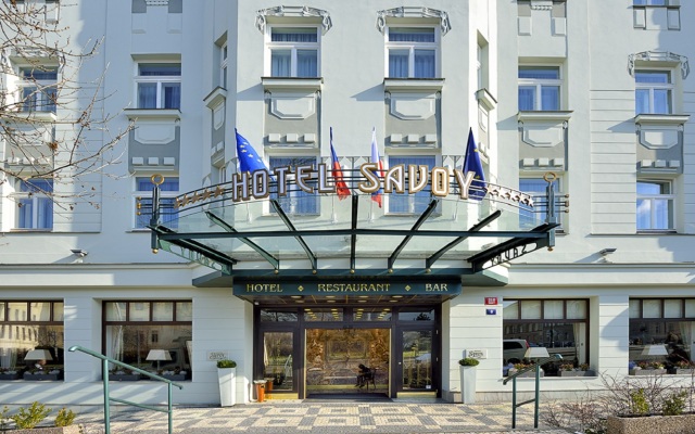 Отель Savoy Чехия, Прага - 5 отзывов об отеле, цены и фото номеров - забронировать отель Savoy онлайн вид на фасад