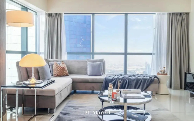Manzil - High Floor 1BR in Business Bay