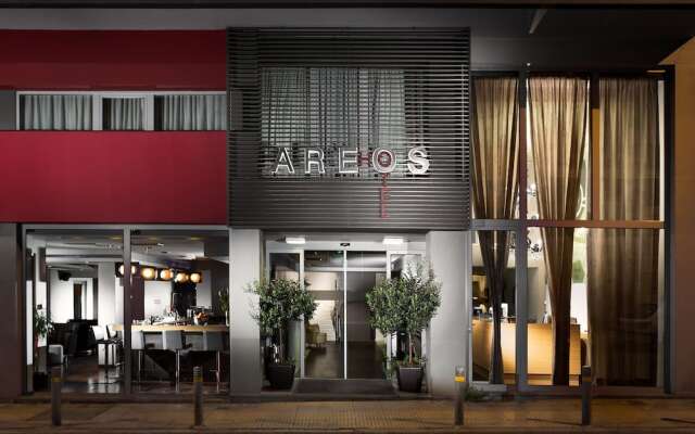 Отель Areos Hotel Греция, Афины - 1 отзыв об отеле, цены и фото номеров - забронировать отель Areos Hotel онлайн вид на фасад