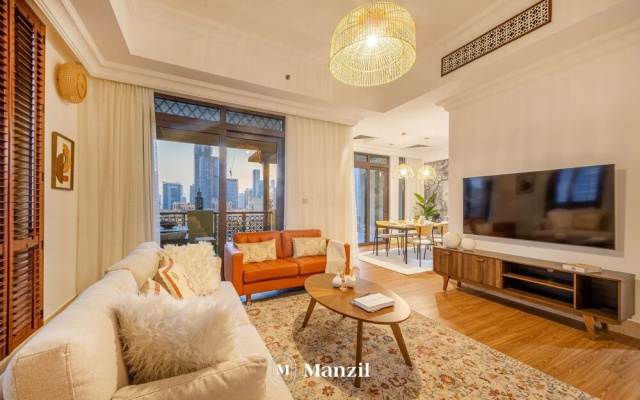 Manzil -2BR Penthouse w full Burj View in Downtown