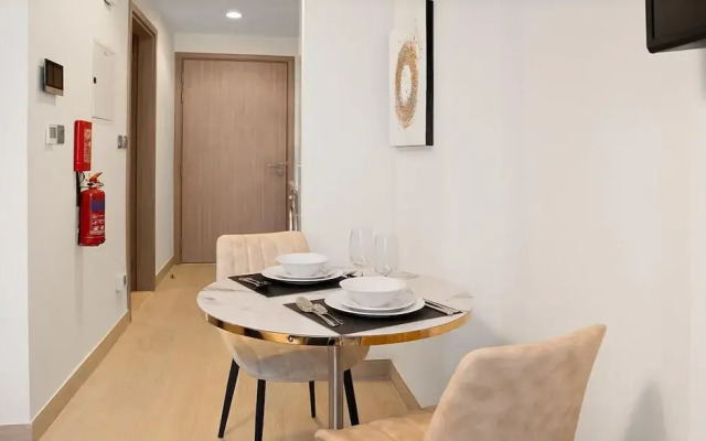 Azizi Riviera Studio with Chic Furnishing