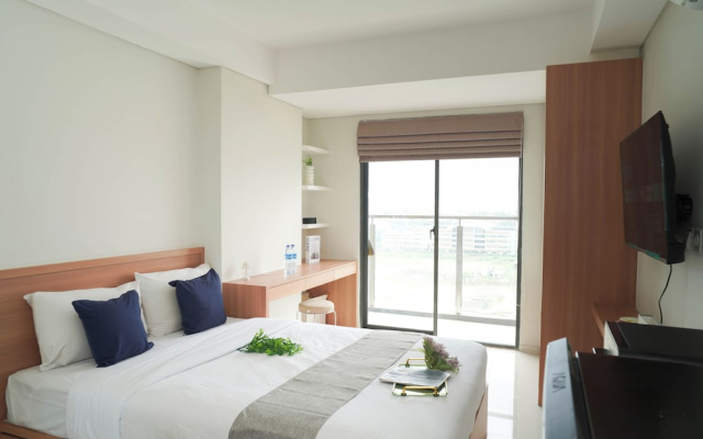 Functional And Restful Studio At Apartment Daan Mogot City