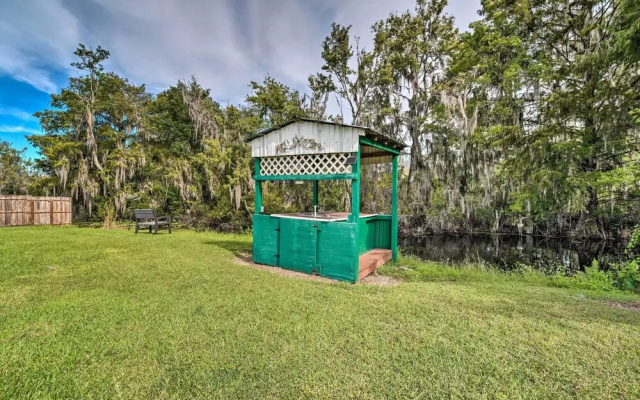 Peaceful Canal-front Retreat w/ Boathouse!