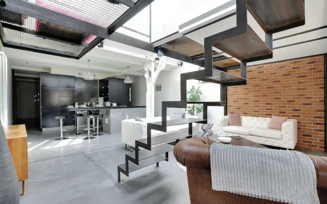 Chic & Spacious Loft 3br/6p Paris Center