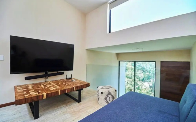 Luxury Penthouse in Aldea Zama, private pool and rooftop, 24 7 security in a gated community