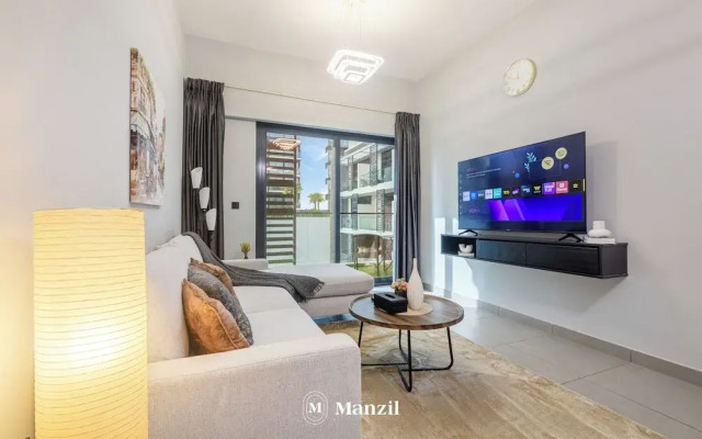 Manzil-Stylish 1BR with Maid room in JVC