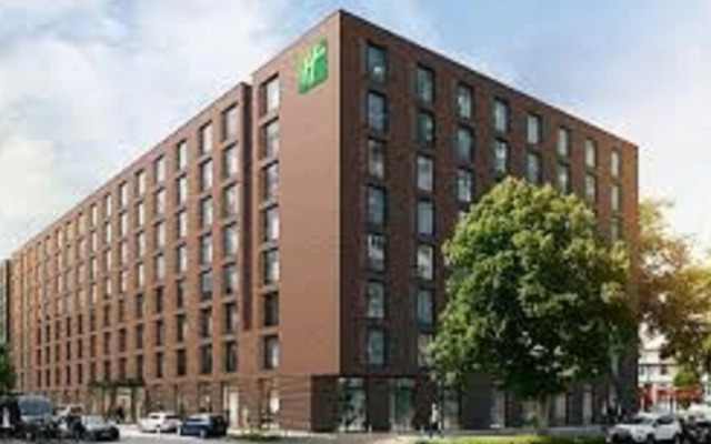 Отель Holiday Inn Hamburg Berliner Tor вид на фасад