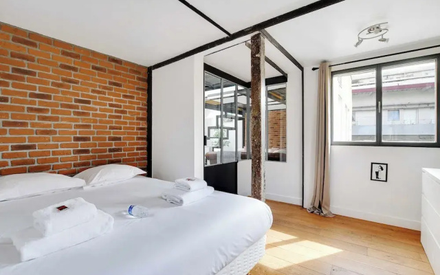 Chic & Spacious Loft 3br/6p Paris Center