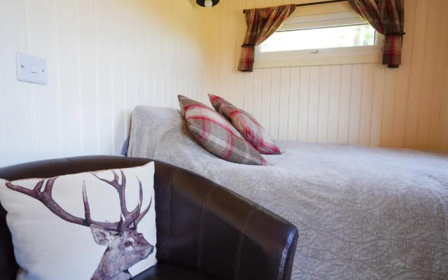 The Laburnum Retreat Shepherd Hut private hot Tub