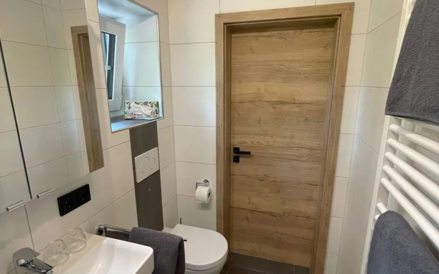 Ferienhaus mit Sauna in Skigebietsnahe