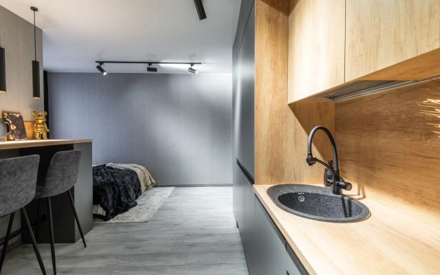 Bulbash Apartments (Бульбаш Апартаменты) на улице Лейтенанта Кижеватова 3В