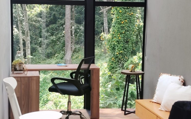 apartasuite con vista al bosque