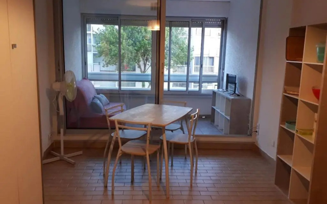 Studio 250m mer et Seaquarium avec place parking