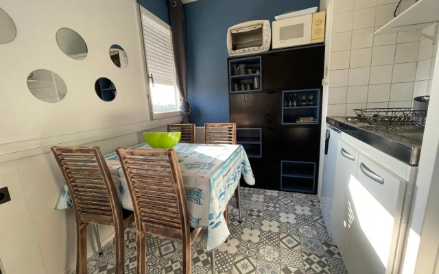 Studio Cabine front de mer