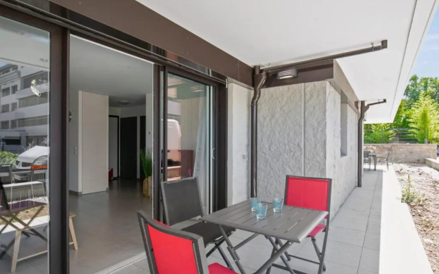 Spacious 1-bedroom with terrace 15 min from Lake Annecy Welkeys
