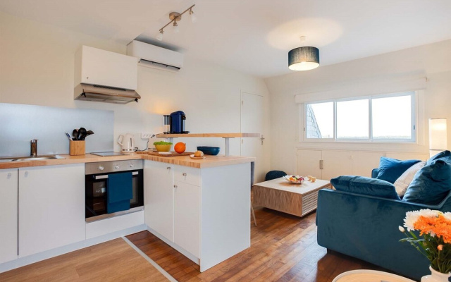 Studio on Etel Beach With Panoramic Views