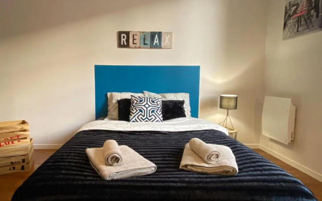 Appartement chic, 3 chambres, hyper centre-ville, parking payant