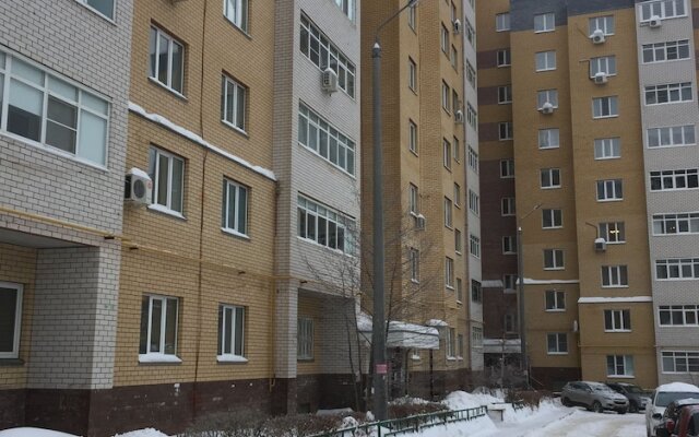 Отель Как дома, квартира на ул. Родионова д. 191 Нижний Новгород вид на фасад