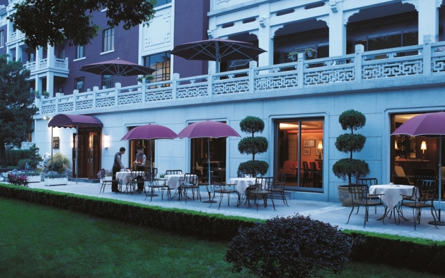 Shangri-La Hotel, Hangzhou вид на фасад