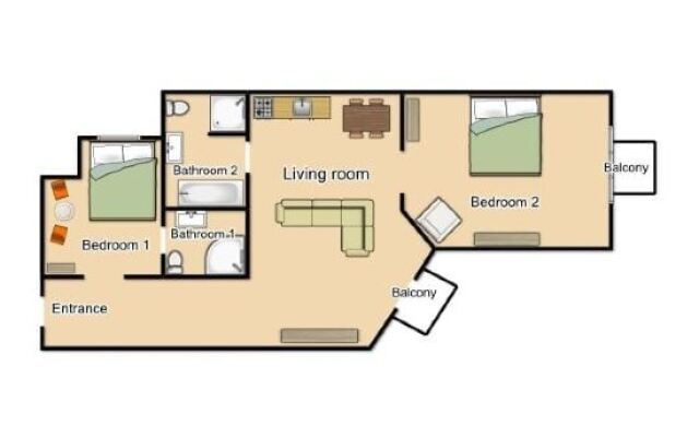 Отель Two Couples Apartment Венгрия, Будапешт - отзывы, цены и фото номеров - забронировать отель Two Couples Apartment онлайн