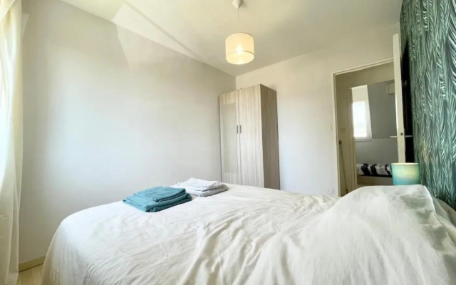 T3 Duplex Top Cosy Balcon 300m des plages