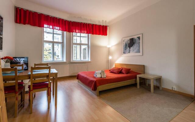 Апартаменты Citykoti Downtown Apartments Хельсинки комната для гостей