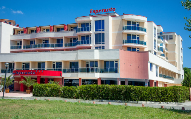 Esperanto Hotel Sunny Beach вид на фасад