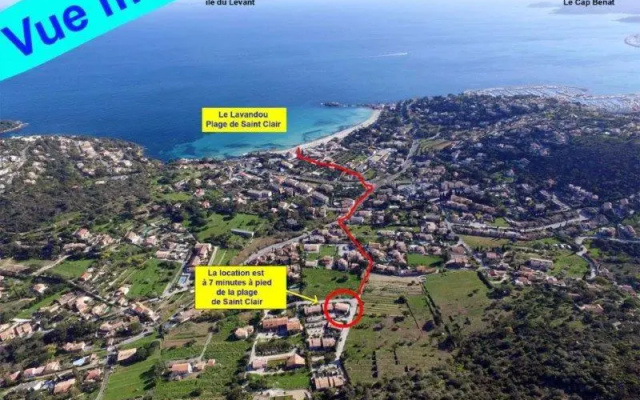VILLA LE LAVANDOU ST CLAIR 500m de la mer