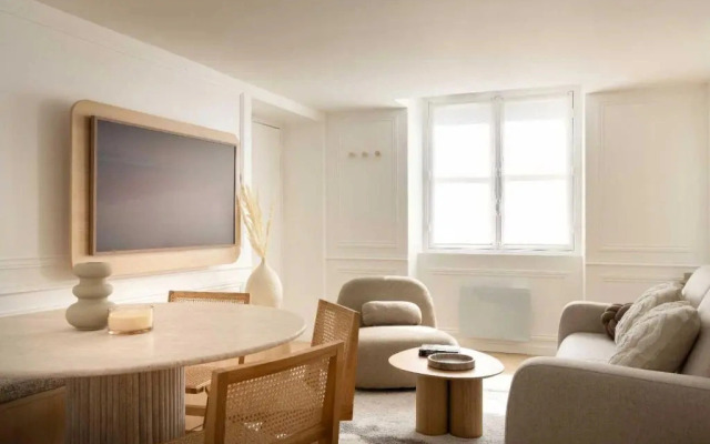 Chic Apartment With AC - 3br/6p - Palais Garnier